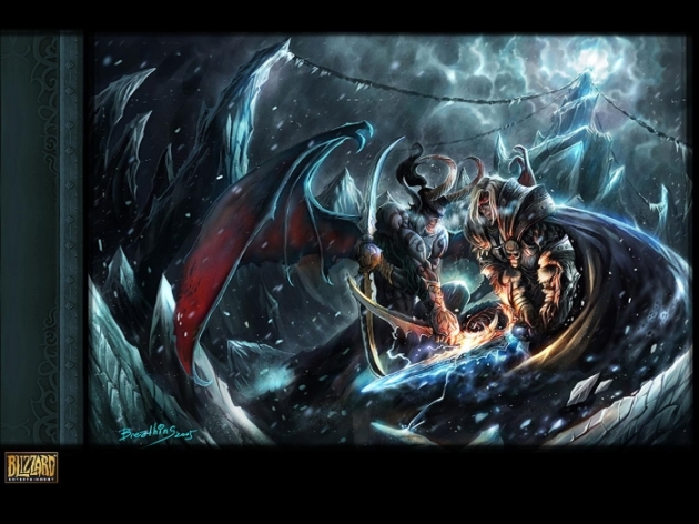world of warcraft art wallpaper. World of Warcraft Arthas vs